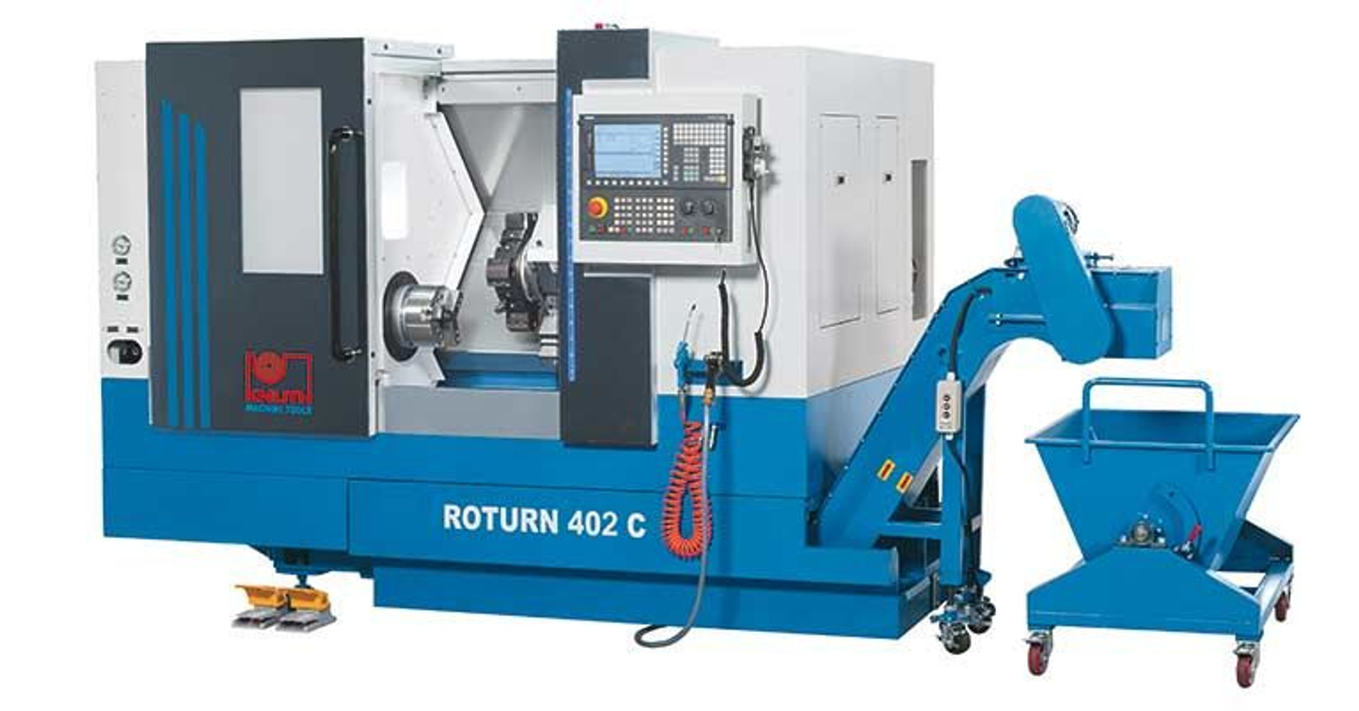 Roturn Engineering Roturn 402 C ferdeágyas CNC eszterga - Egyorsós CNC eszterga