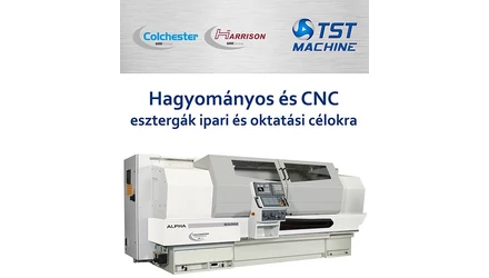 A TST Machine Kft. képviseli a több mint száz éves múlttal rendelkező angliai esztergagyártót